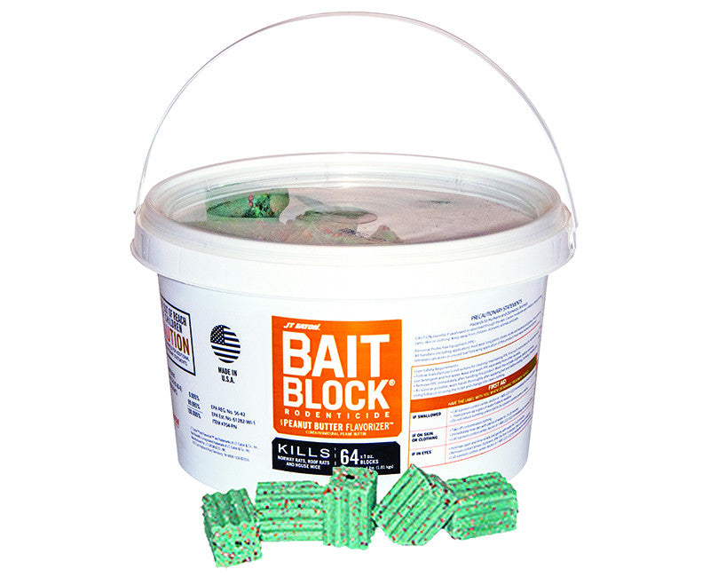 JT Eaton 4 Lb Rat/Mouse Peanut Butter Bait Blocks