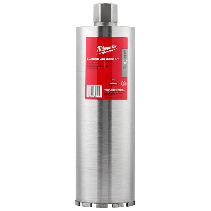 4" Milwaukee Diamond Wet Core Bit (15" Drilling Depth)