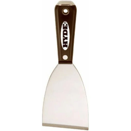 HYDE 3" STEEL PUTTY KNIFE / PAINT SCRAPER