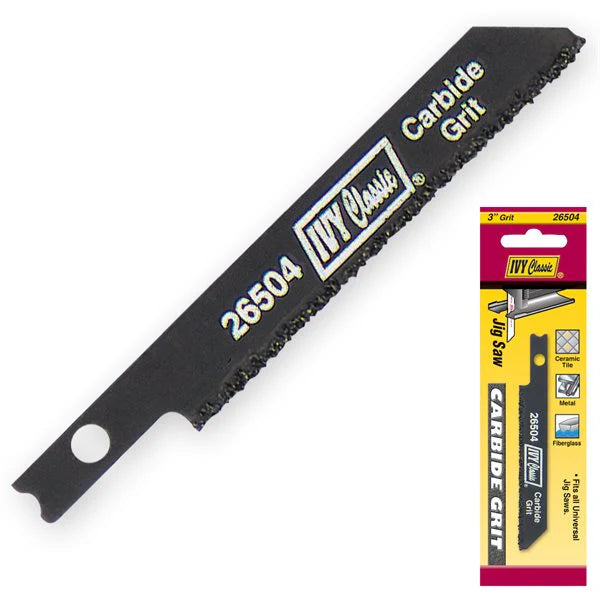3" JIG SAW BLADE UNIVERSAL STYLE CARBIDE GRIT
