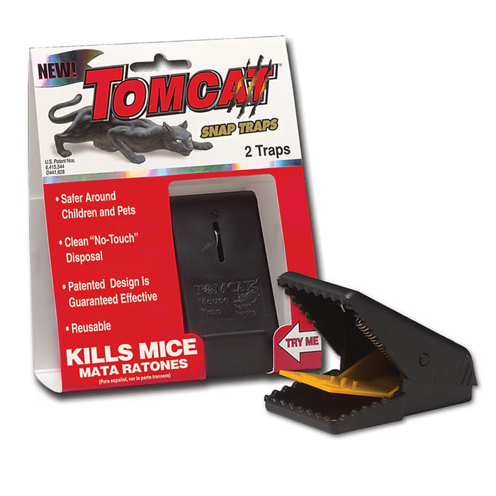 Tomcat 2 Pack Mouse Snap Trap