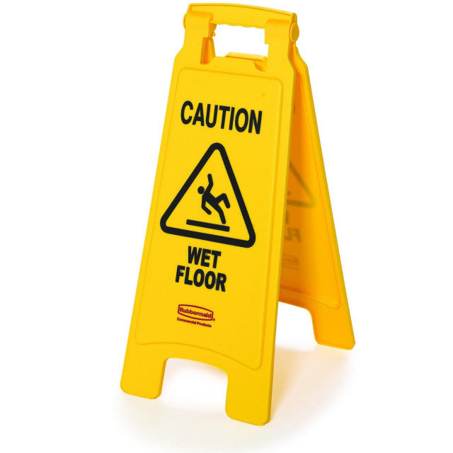 "Wet Floor" Sign Yellow 25"