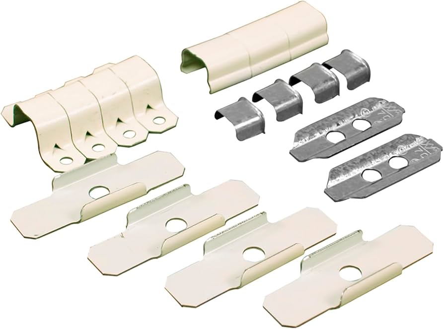 Wiremold Mounting Straps and Clips - 13 Pcs